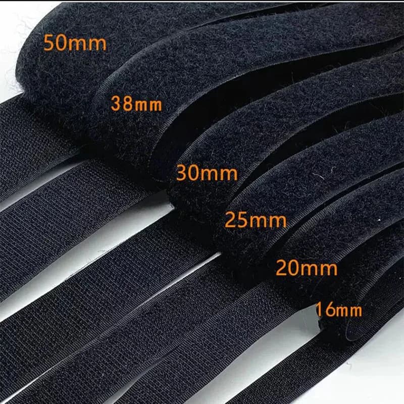 Nastro a strappo non adesivo da 5M/paio, nastro in nylon con chiusura a strappo per cucito, nastro magico per accessori da cucito 20mm-50mm
