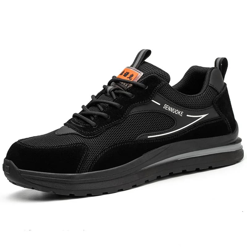 big size mens fashion steel toe caps working safety shoes summer worker shoe soft insulation sneakers tooling security low boots