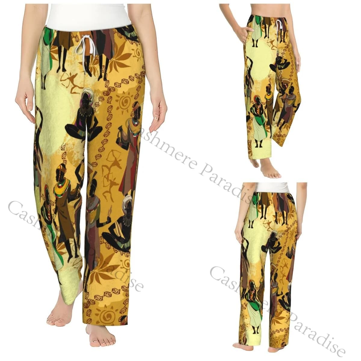 African women's cozy flannel pajamas pants for women Night pants for the house