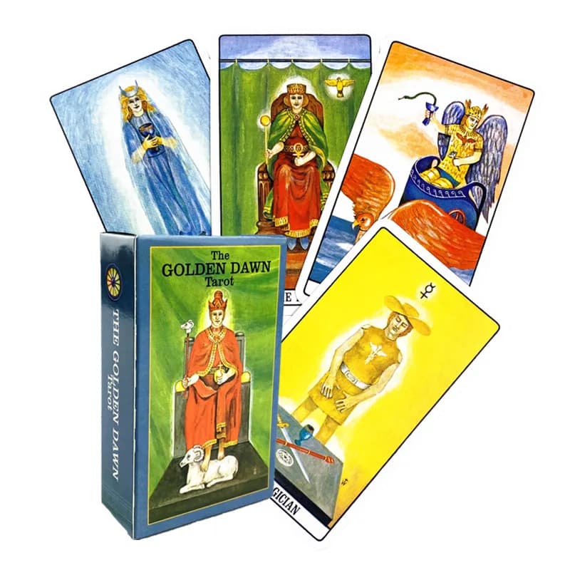 La carta Oracle dei tarocchi Golden Dawn per l'intrattenimento Gioco di carte di divinazione del destino Tarocchi e una varietà di opzioni dei tarocchi Guida