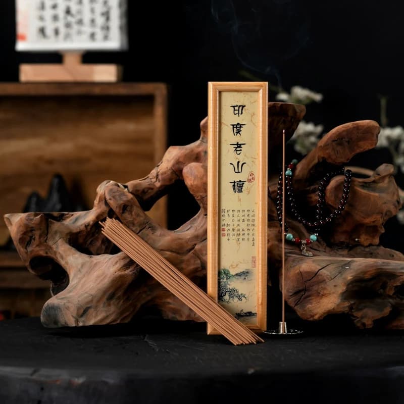 Bastoncini d'Incenso Naturali di Sandalo e Pera d'Oca da 30g, per Casa, Tempio, Studio, Meditazione, Favorisce il Sonno