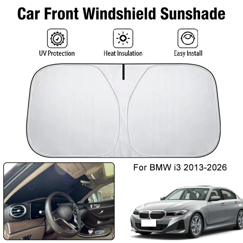Parasole per Parabrezza Anteriore Auto per BMW i3 2013-2026, Protezione UV e Isolamento Termico, Accessori per Interni Auto