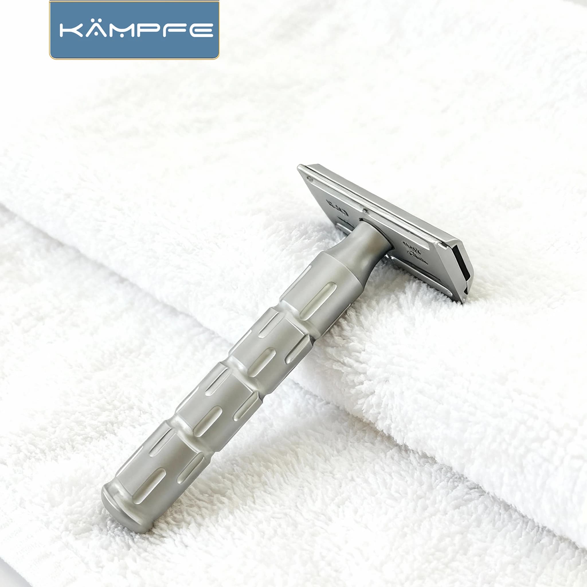 Stainless Steel Safety Satin Handle Kampfe Razor for High Strength Depilation