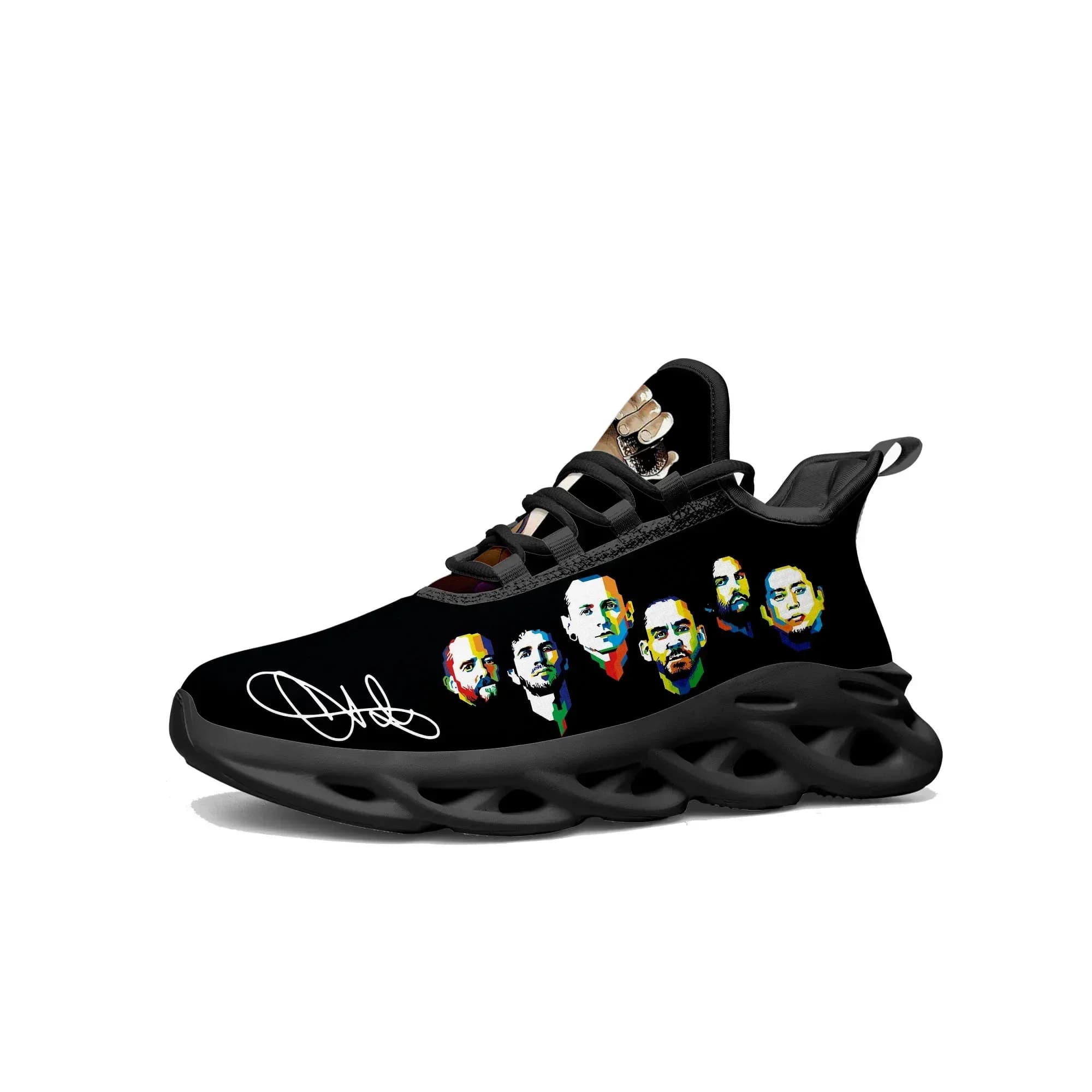 Chester Park Flats Sneakers Mens Womens Sports Running Shoes High Quality Sneaker Customization Shoe Lace Up Mesh Footwear Black