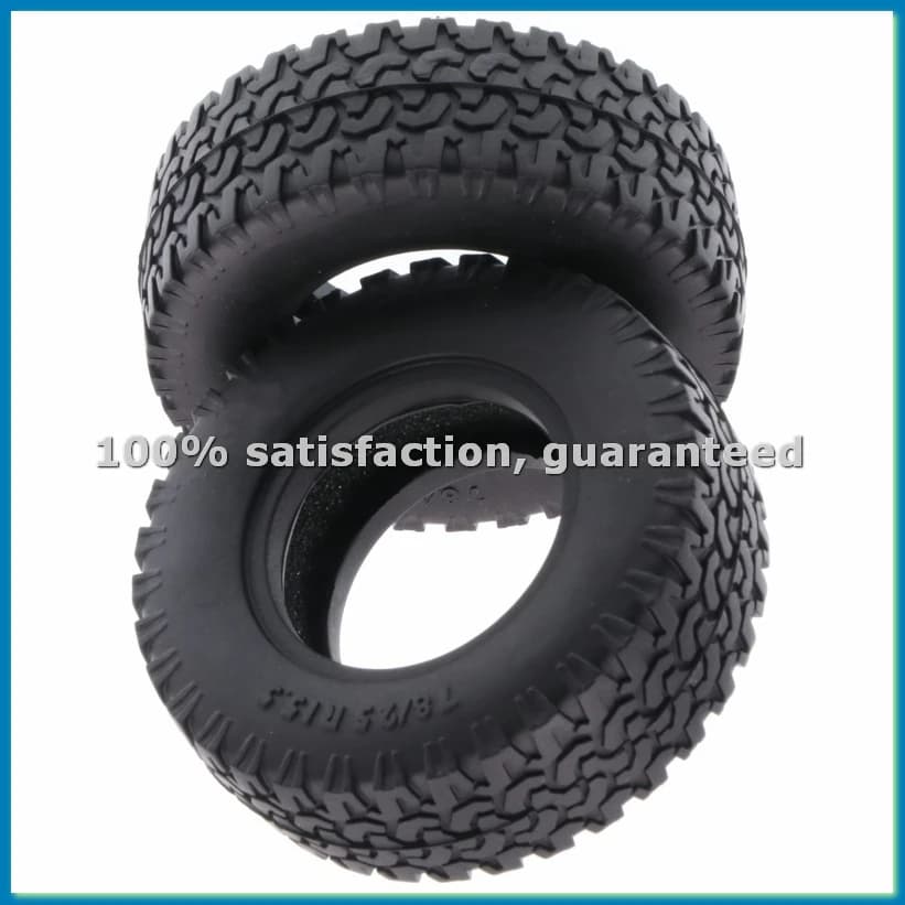 4 Pneumatici in Gomma da 1,55 Pollici per Auto RC Rock Crawler 1/14 Rm8 Baja