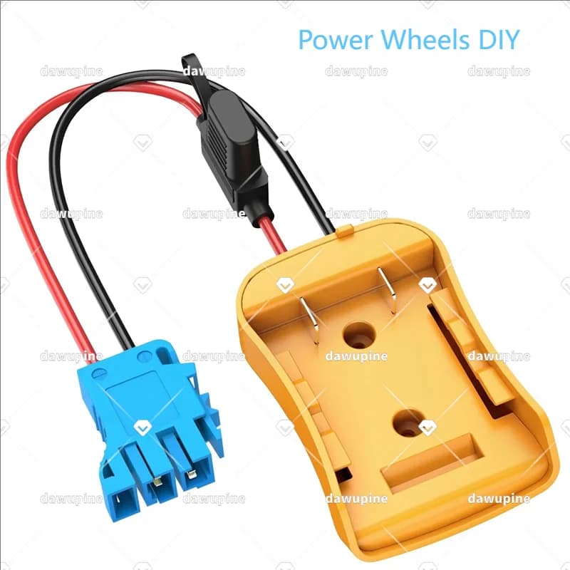 Power Wheels Cavo adattatore adattatore fai-da-te per Makita per Milwaukee per Dewalt 18V 20V Batteria per Peg-Perego per bambini Ride-on Car