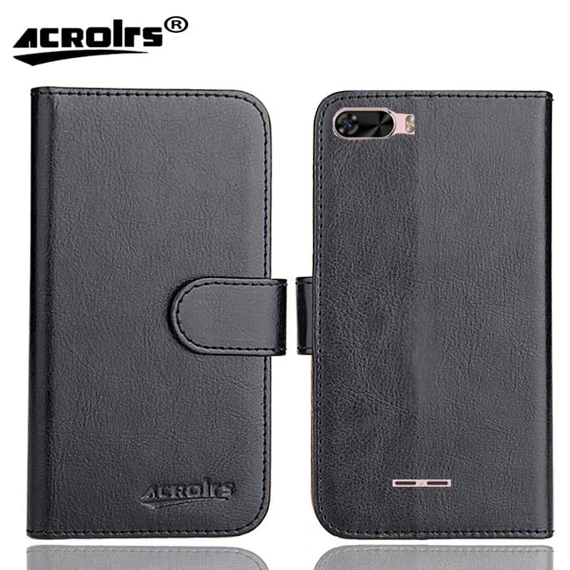 BQ BQ-5520L Custodia in seta 6 colori Flip Ultra-sottile Moda Dedicata Retro Morbida pelle Esclusiva Cover per telefono Crazy Horse