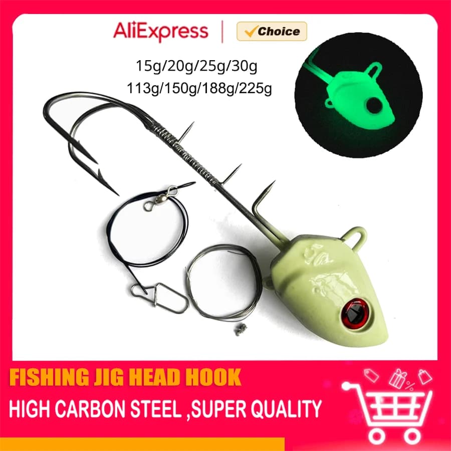 Mrlurion 1 pz 15g 20g 30g 115g 225g Saury Duple Ami da pesca, Pesante richiamo bagliore per la pesca in barca, esca per capelli in acqua di mare