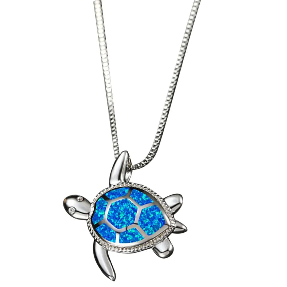 Turtle Charm Pendant Necklace Elegant Sea Turtle Alloy Fine Craftsmanship Fashion Jewelry Accessory Party Neck Chain