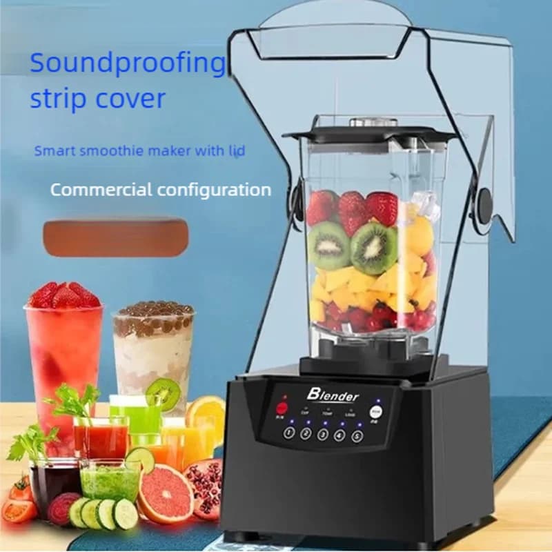 Table Blender Smoothie Maker Electric Mixer and Liquidiser 2600W Ideal for Milkshakes Ice Crusher Fruit Blender