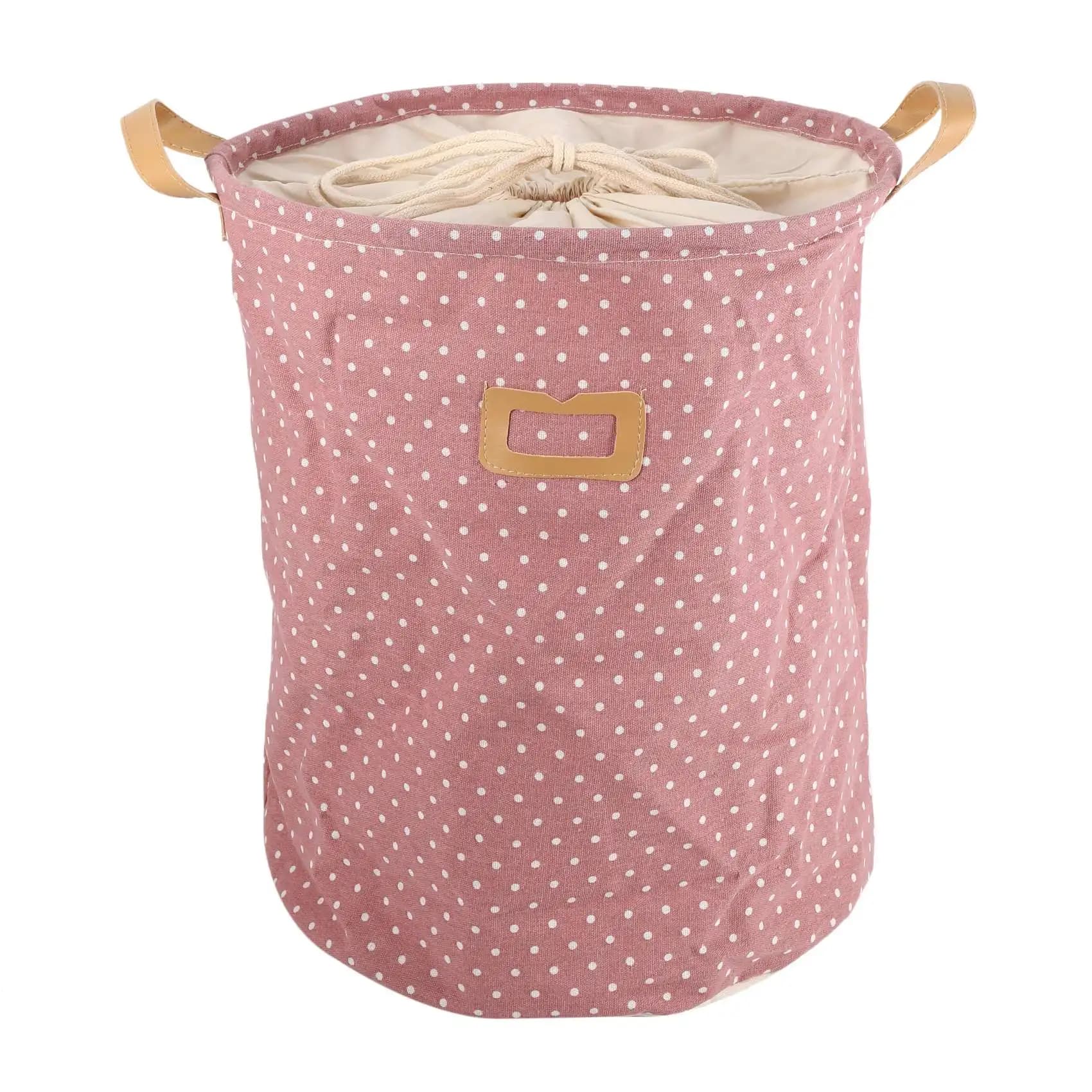 Waterproof Baby Clothes Basket Bag Gift Bag Seed Bag For Home Clothes For Home Toys For Kids Basket Pink