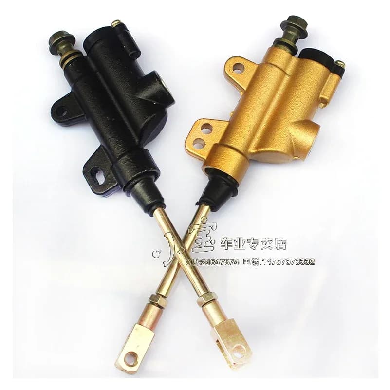 NEW Free Shipping Rear Foot Brake Master Cylinder Pump Fit To 50cc 70cc 110cc 125cc 150cc 250ccThumpstar ATV Pit Pro Dirt Bike