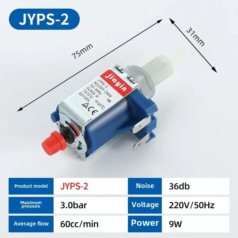 For Electric Iron/Team Mop/Handheld Garment Steam Jiayin JYPS-2 220V 9W Solenoid Pump Water Pump