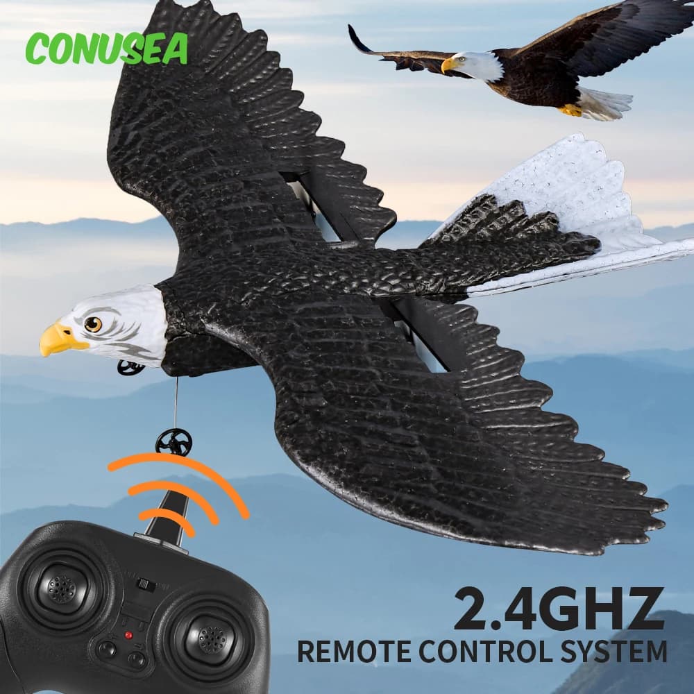 Aereo in schiuma Rc Aquila Aliante Aerei 2.4G Aerei radiocomandati Modello di aereo Elicottero telecomandato Giocattoli Hobby Bambini