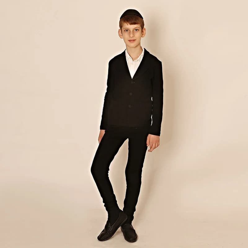Ragazzo e ragazze blazer camicia cardigan maniche lunghe camicia nera bambini vestiti eleganti cotone scollo a v bottoni anteriori 5-12 anni