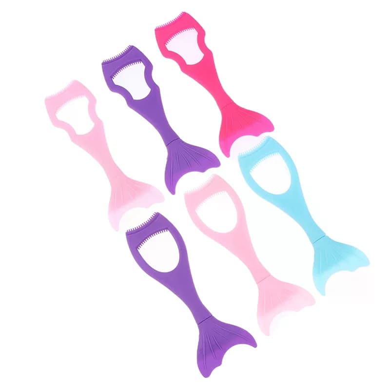 Silicone protection for mascara, applicator for extension siren eyelashes, removable tool for eye shadows and eyelashes, for women, girls and beginners