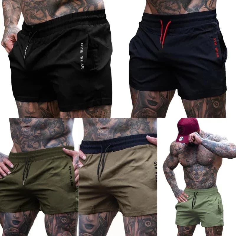 Pantaloncini da palestra casual da uomo estivi Pantaloncini da corsa ad asciugatura rapida Pantaloncini da basket fitness da uomo Pantaloncini da spiaggia sportivi da allenamento Abbigliamento uomo 3XL