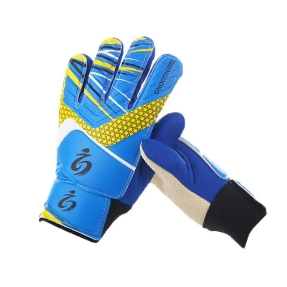 1 paio di guanti da portiere da calcio professionali per bambini, guanti da portiere da calcio in lattice, guanti a dita intere, guanti di protezione resistenti