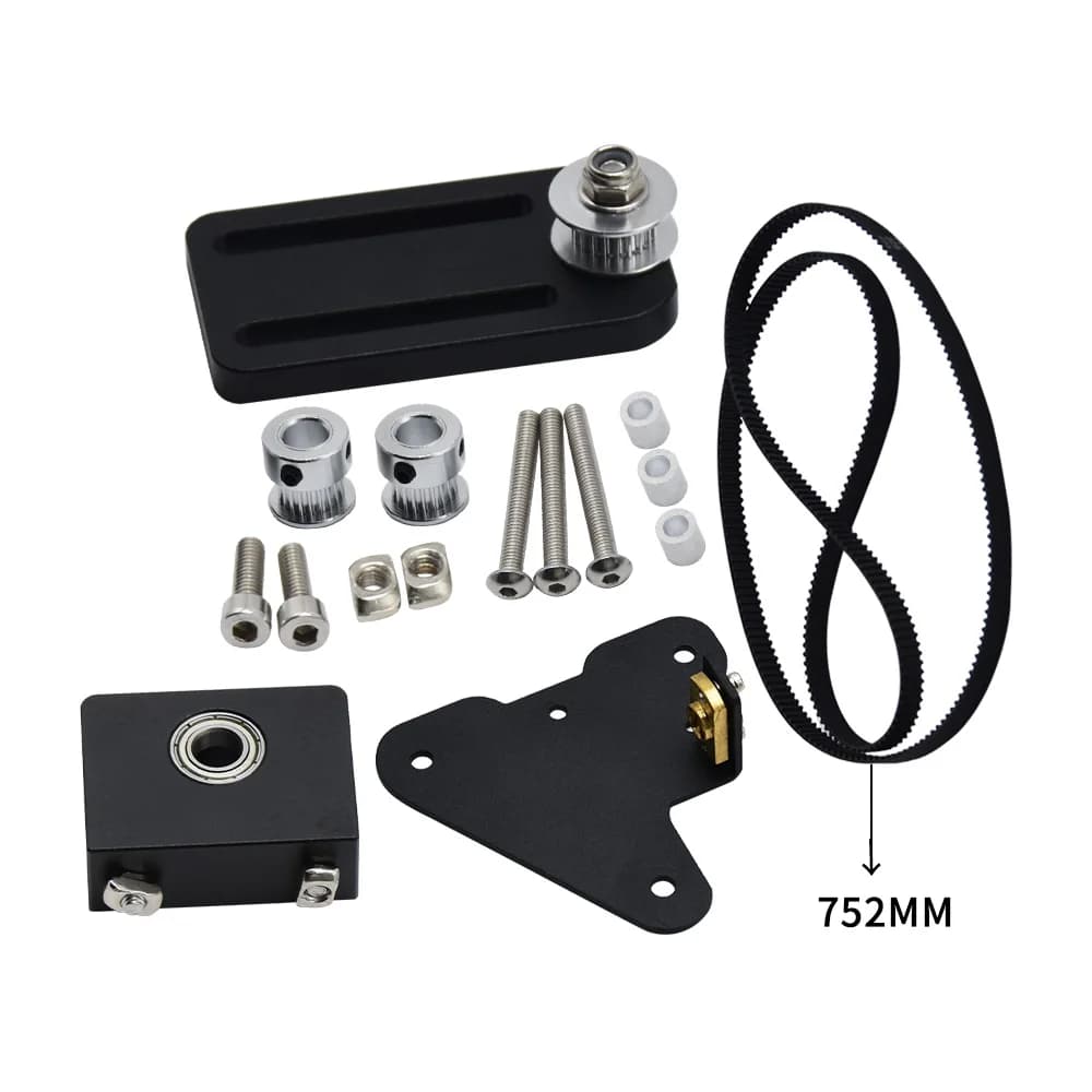 Aggiornamento Doppio Asse Z Cintura Filettatura Aste Supporto Kit FAI DA TE 622 752mm Cinghie di Timming per Ender 3 Ender 3s Pro CR10 CR10S Parti Della Stampante 3D