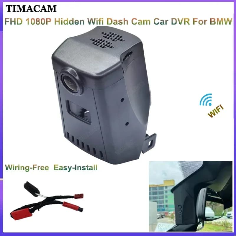 TIMACAM 1K Wifi Auto Dvr Per BMW 5 6 7 serie 740i 750i 750Li M760Li 730d 730Ld 740d 740Ld 750d G11 G12 G30 G31 G32 F90 Dash Cam
