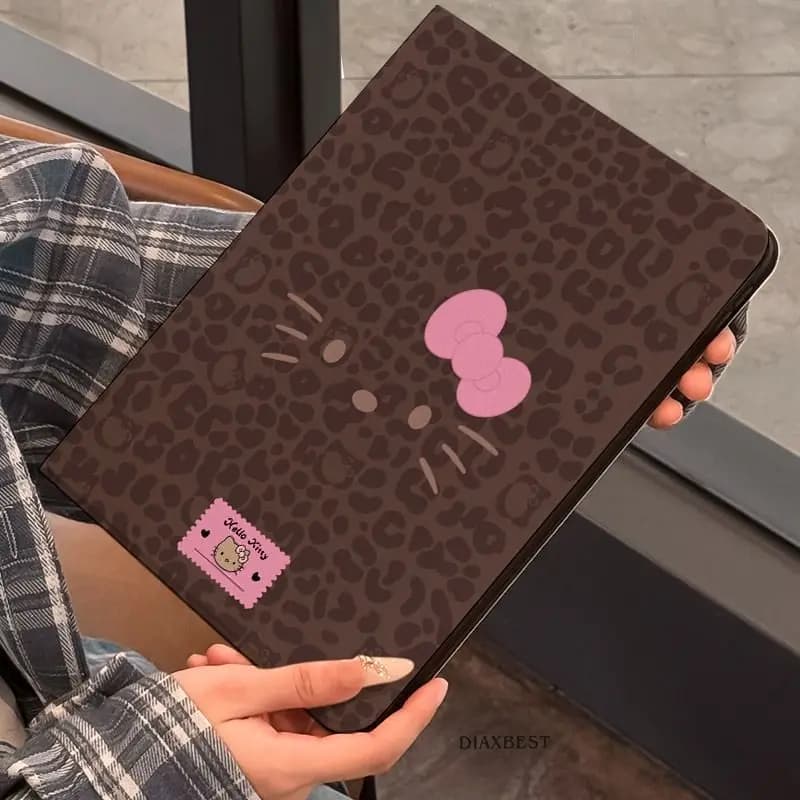 Custodia in silicone per tablet Xiaomi 8 8Pro 11.2 5 5Pro 6 6SPro 7 7 Ultra 14 pollici Redmi K Pad 8.8 Pro 12.1 Pad 2 con design Hello Kitty