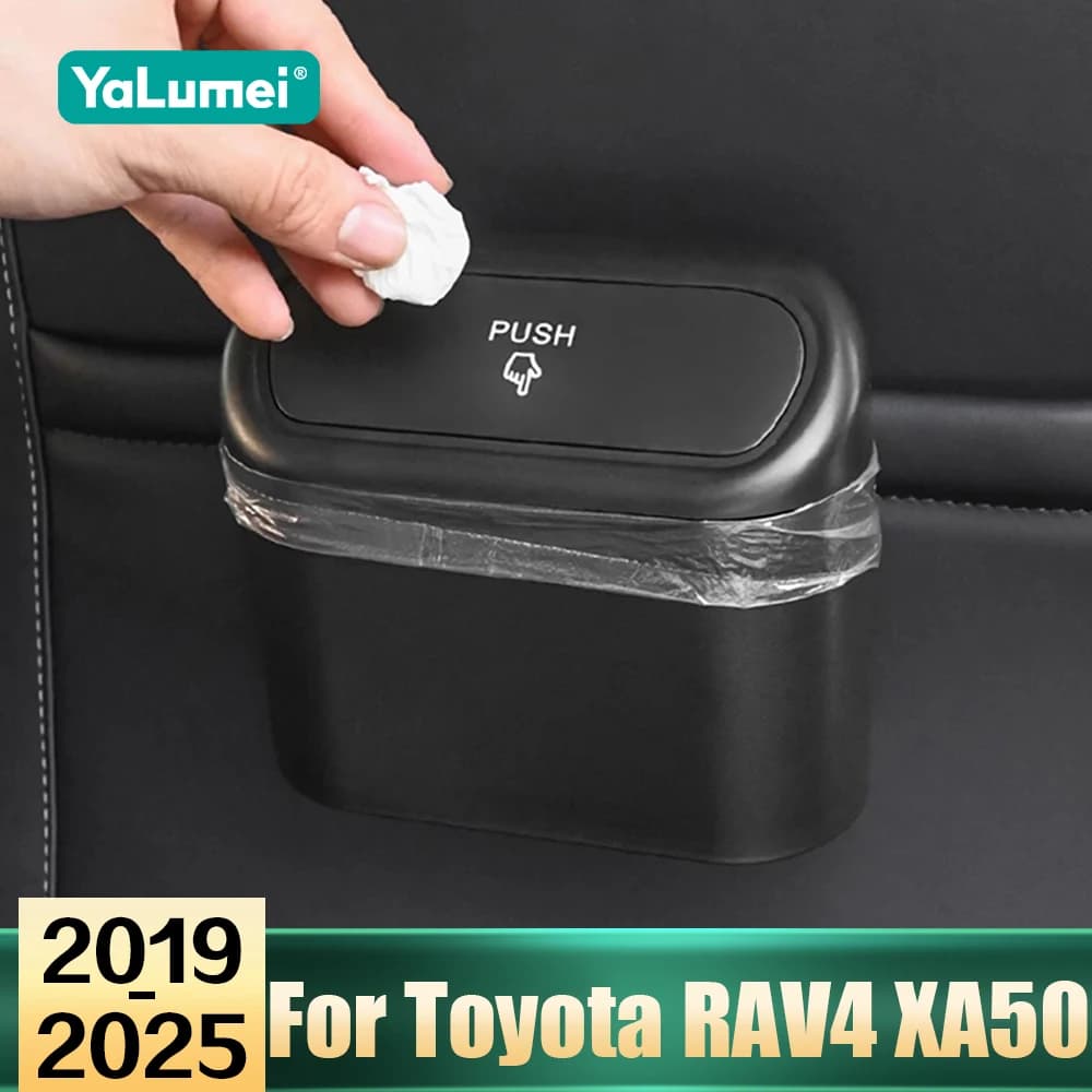 Auto Mini Accessori Per Toyota RAV4 XA50 RAV 4 Hybrid 2019 2020 2021 2022 2023 2024 2025 Piccolo Pattumiera Con Coperchio a prova di Perdite