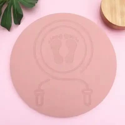 Tappetino Antiurto per Salto con Corda in TPE, Antiscivolo, Confortevole, con Supporto per l'Arco Plantare, per Palestra Domestica, Allenamento, Hot Yoga, Pilates, Isolamento Acustico