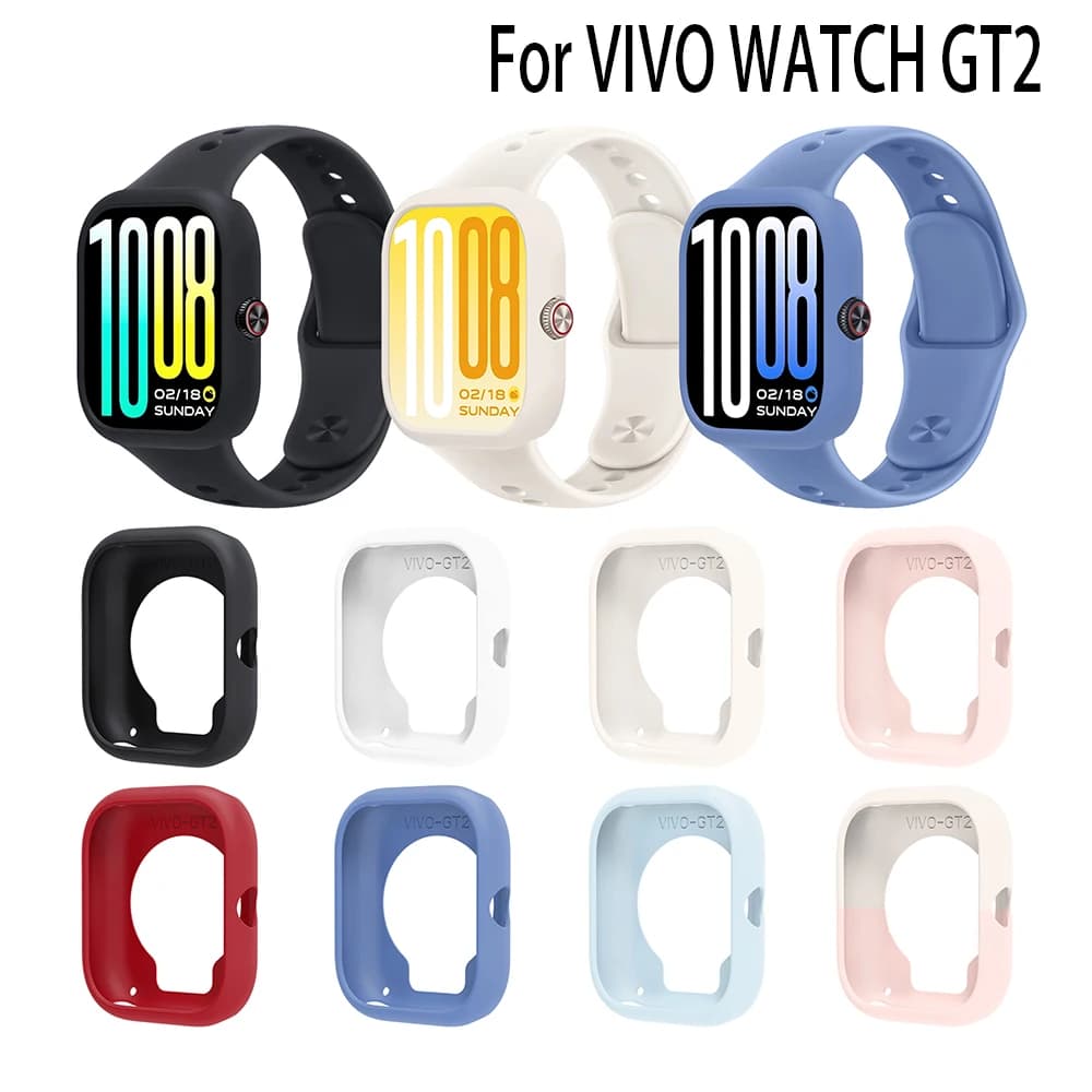 TPU Protective watch Case For VIVO WATCH GT2 SmartWatch Protection Case for VIVO GT2 Cover Shell Replacement Shockproof Clear