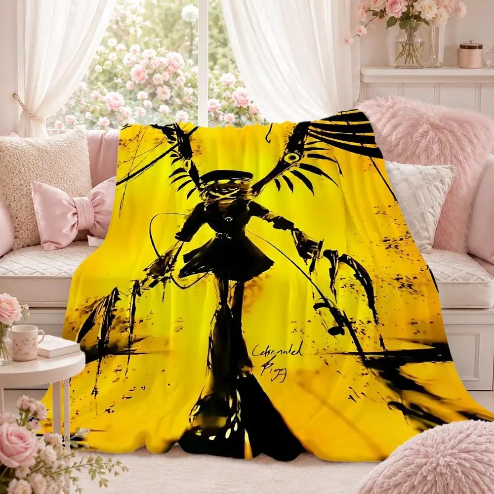 Metal Band M-Murder DronesS Throw Summer Flannel Throw Blanket Soft Antistatic Washable KidFriendly Couch Bed