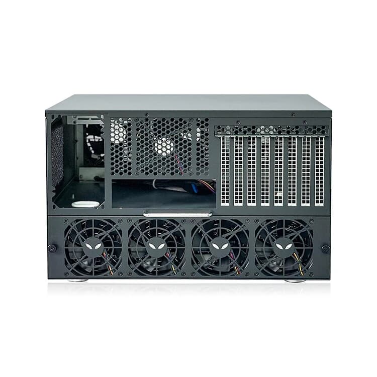 Hot Selling JMCD 12S4-1 4U 6U Rack-mounted 12-bay NAS Server Chassis GPU AI Rack Internet Cores Nas Storage Server