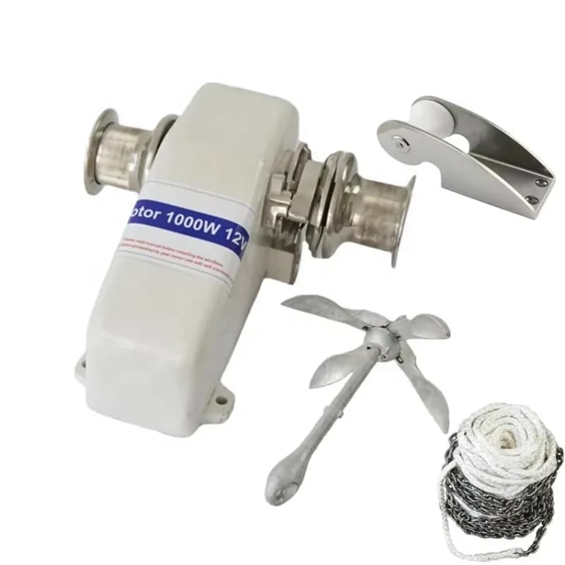 STLF Verricello a vento con ancoraggio elettrico per yacht per barche marine orizzontali 12v 24v per barca