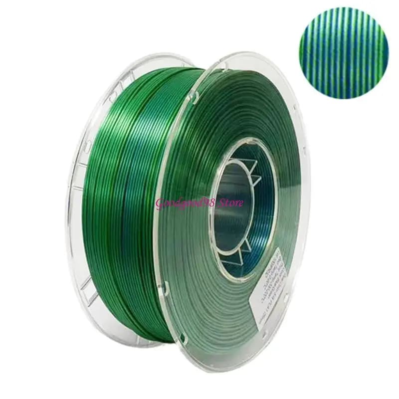 Split-Color Silk 3D Print Material PLA1.75MM Filament 1KG for Models Figurines