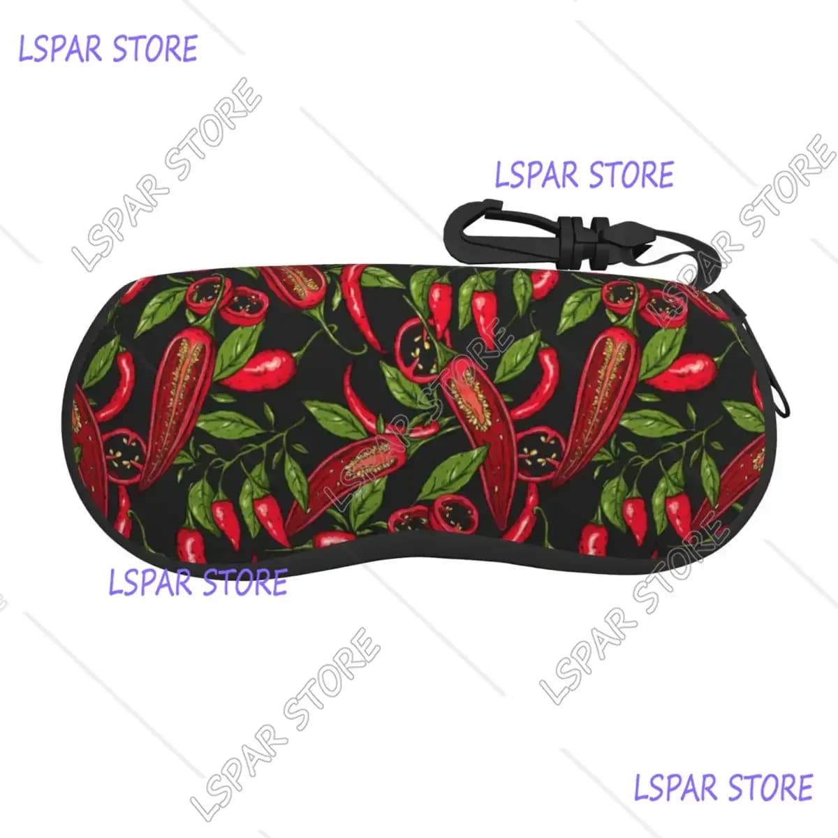 Custodia protettiva per occhiali Custodia messicana per peperoncino piccante Donna Uomo Custodia per occhiali da sole Scatola per occhiali da lettura Accessori