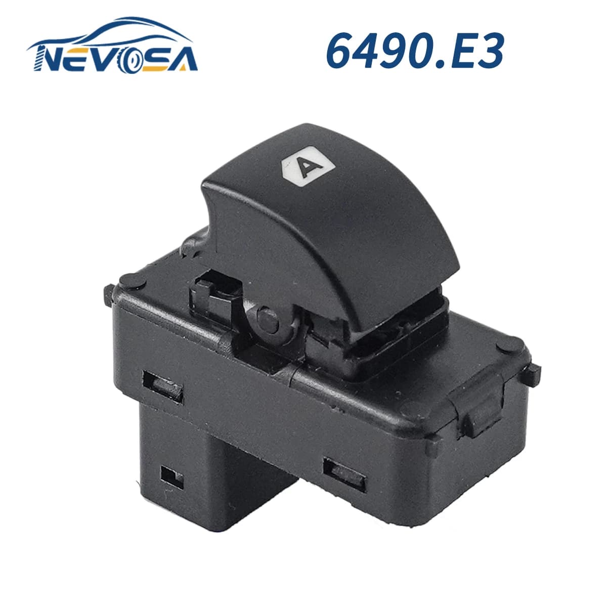 NEVOSA Interruttore alzacristallo elettrico Nevosa 6490.E3 per telaio piattaforma Peugeot Partner Box 207 Citroen Berlingo C4 6490E3 lato conducente