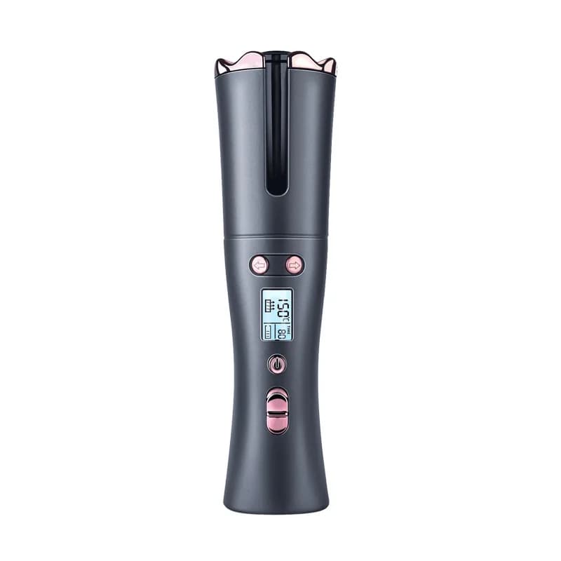 USB Charging Travel Hairdresser, Portable Automatic Curling Iron, Wireless LCD Curling Iron.