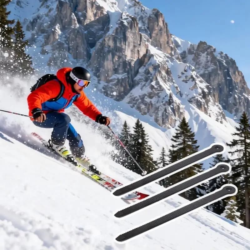 Cinturino alla caviglia da sci con rilegatura in plastica regolabile Cinturino leggero per da snowboard per attività