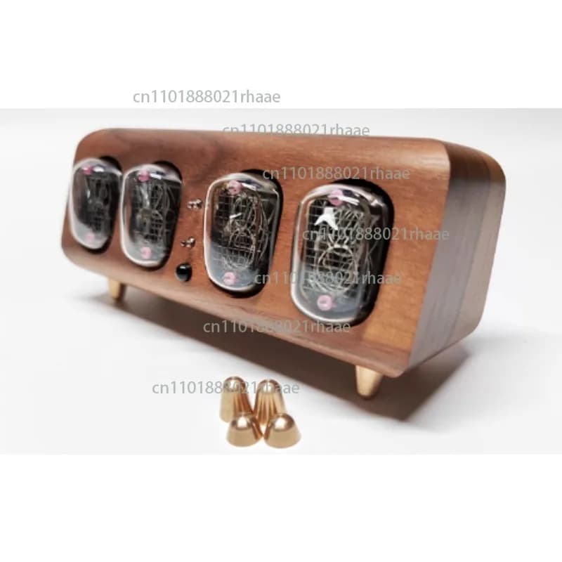Orologio a tubo digitale incandescente IN12 Semplice lampada di controllo Bluetooth Orologio da tavolo Sveglia