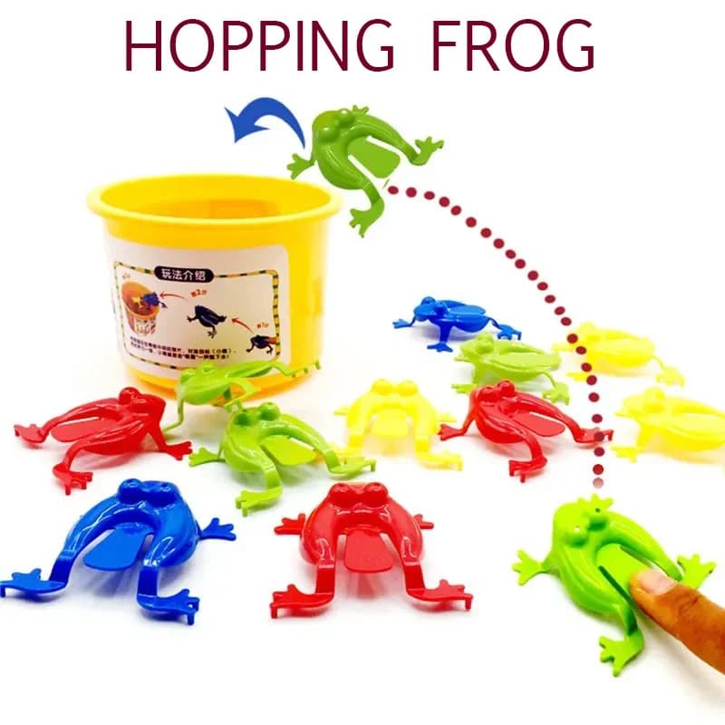 20 pezzi di giocattoli Fidget a forma di rana primaverile, divertenti e antistress per i bambini, perfetti per regali di compleanno, bomboniere e premi in classe