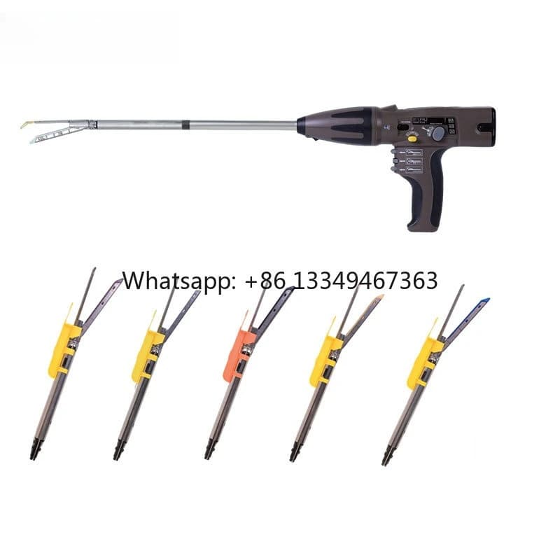 Electric Linear Cutter Stapler Loading Cartridges Titanium Memory Staples Drop-shaped Anvil Surgery