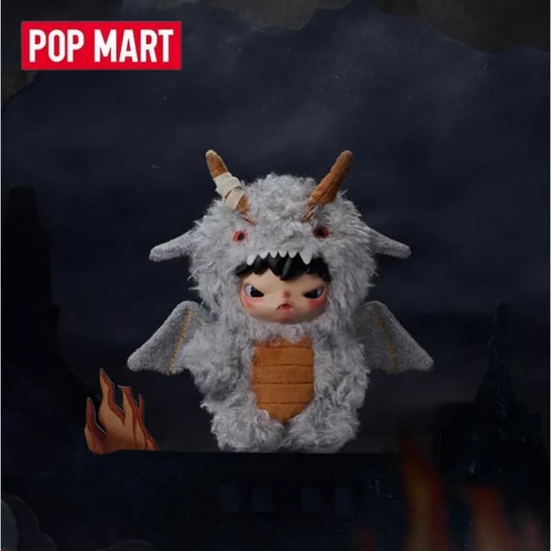 POP MART Hirono Mist Walker Series Plush Doll Pendant Genuine Blind Box Mystery Box Guess Bag Toys Cute Anime Figure