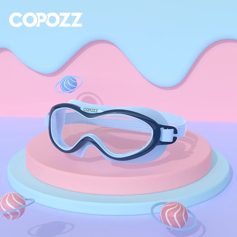 Professional swimwear for children with large frame HD Galvanotecnica HD Anti-fog Waterproof glasses Sub glasses for water sports Glasses