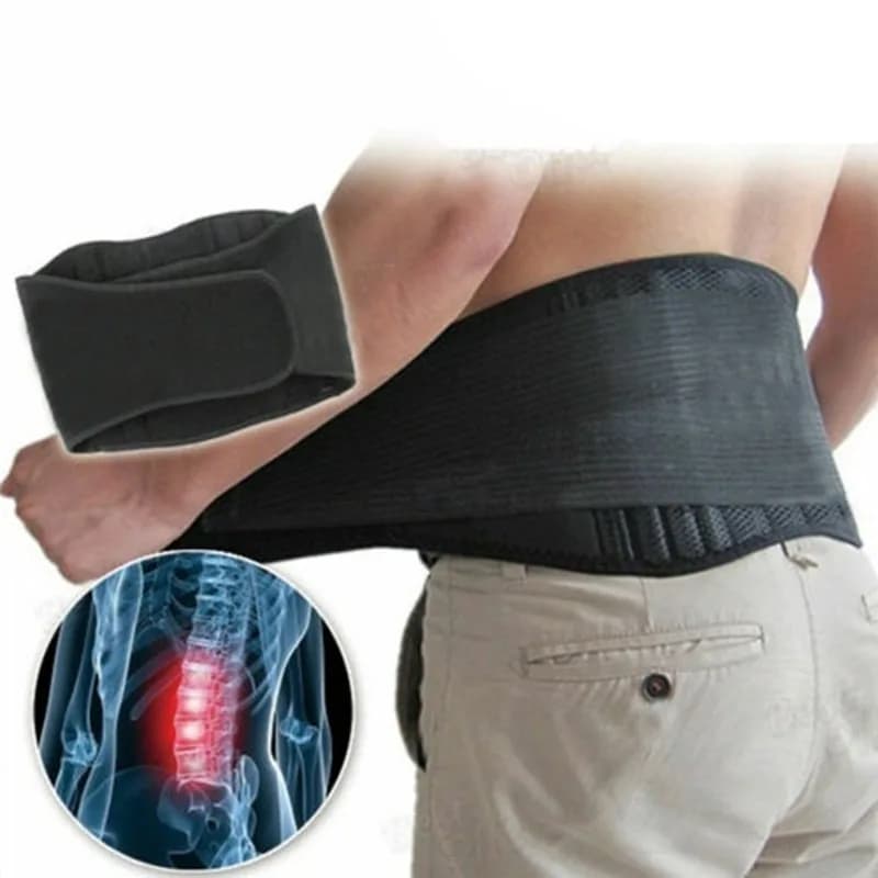 Tormalina in vita regolabile Terapia magnetica autoriscaldante Cintura di supporto per la schiena Cintura per massaggio con tutore lombare Assistenza sanitaria