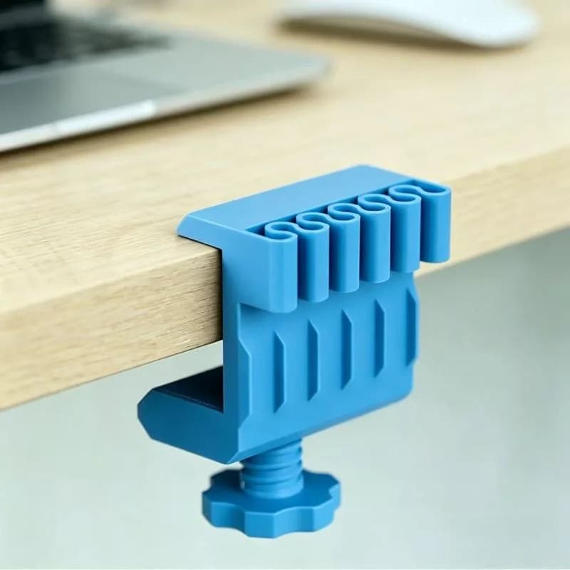 3D Printed Plastic Eco-Friendly Material Desktop Data Cable Clip, Desktop Traceless Cable Management And Organization Tool