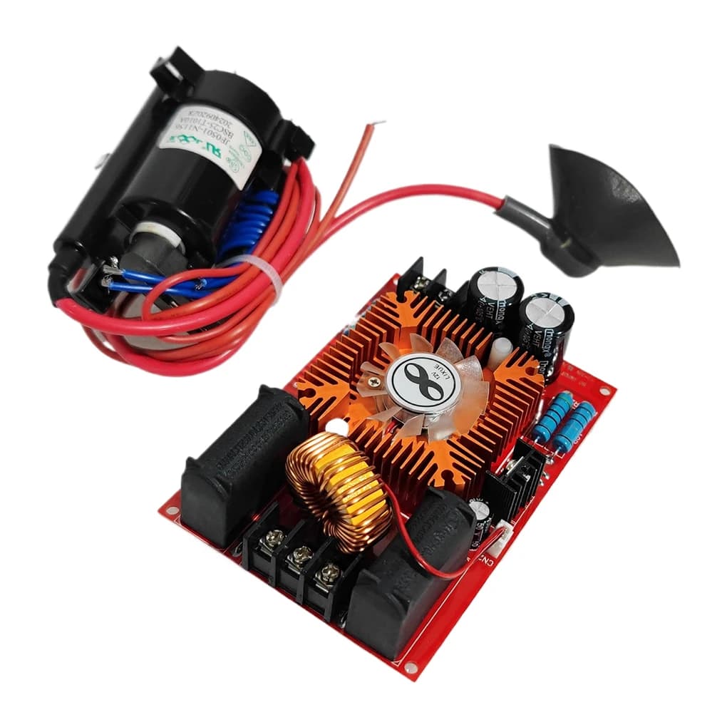 DC 12-30V ZVS Flyback Modulo Driver 250W Riscaldatore Fornello FAI DA TE Bobina di Accensione Scheda di Alimentazione Kit di Strumenti con Ventola Ad Alta Tensione pacchetto