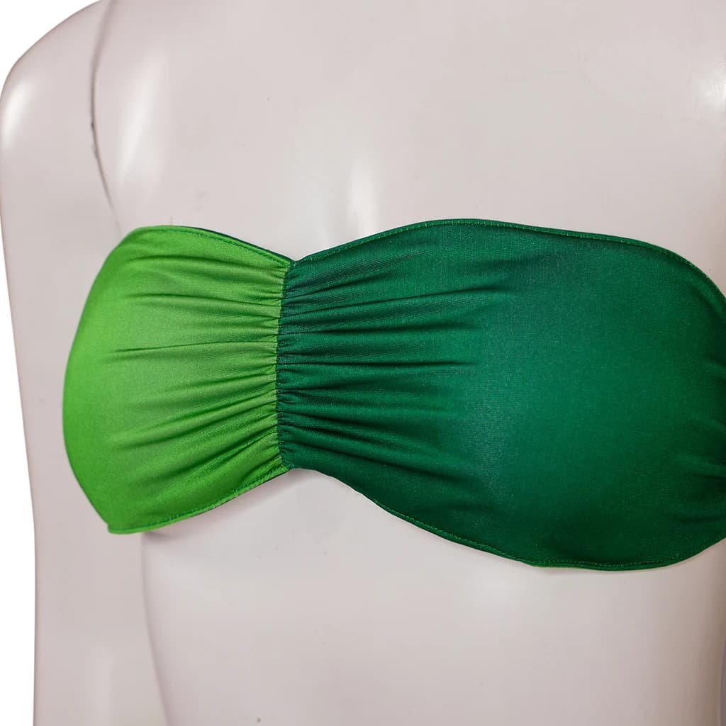 The Great Fairy Betilla Cosplay Costume Betilla Green Crop Tops Hat Skirts Set Female Halloween Carnival Roleplay Clothing