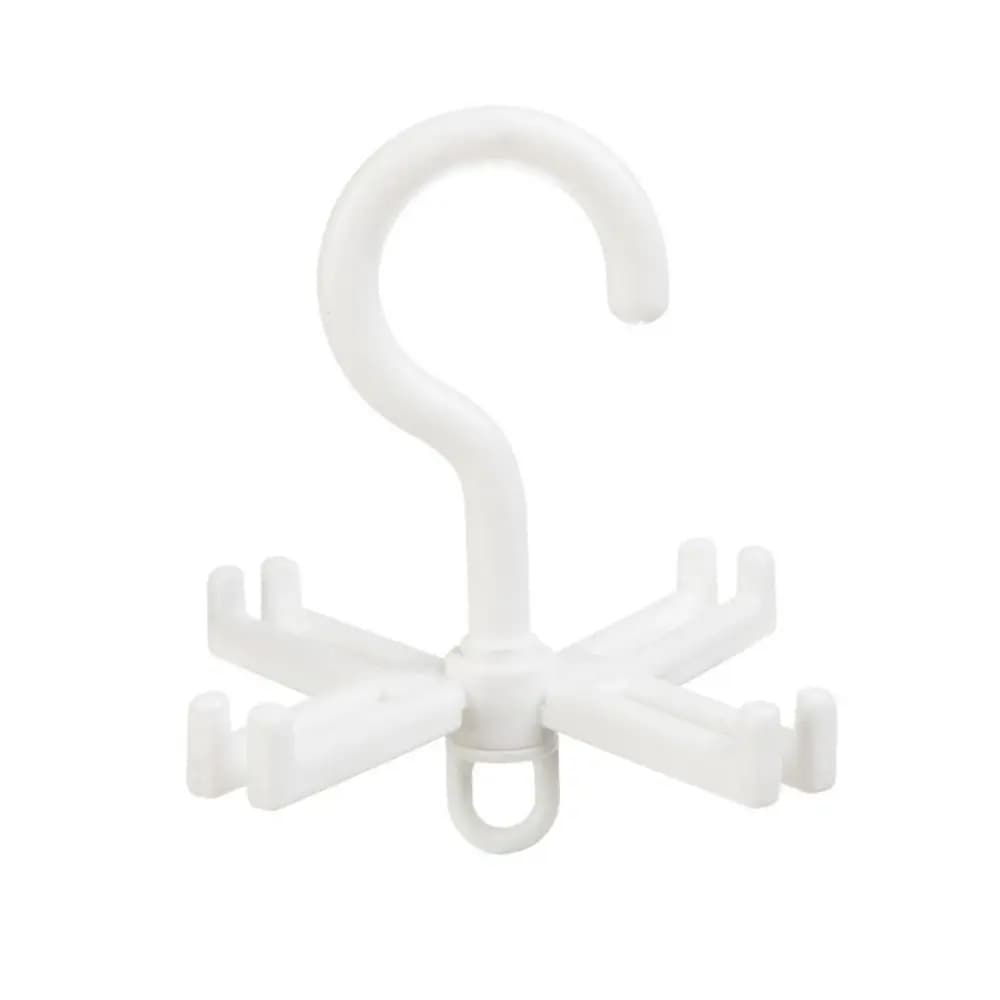 Closet 360 Degree Rotatable Non-slip Space-saving Tie Rack Shawl Holder Belt Organiser Scarf Hanger