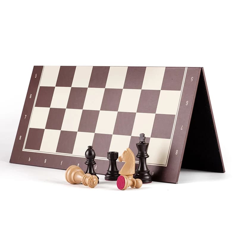 Nuovo torneo professionale Premium acrilico grande set di scacchi fatto a mano set regalo scacchiera pieghevole 48 * 48 cm altezza king 97mm I187
