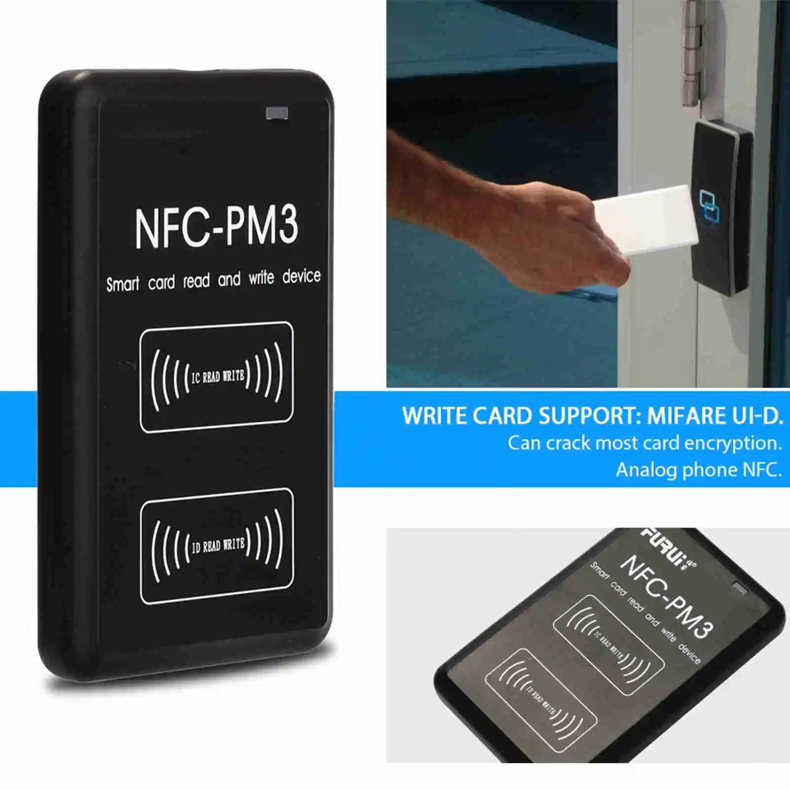 Duplicatore NFC RFI-D, Copiatore IC I-D, Lettore e Scrittore con Funzione di Decodifica Completa, Dispositivo Intelligente per Lettura e Scrittura di Carte
