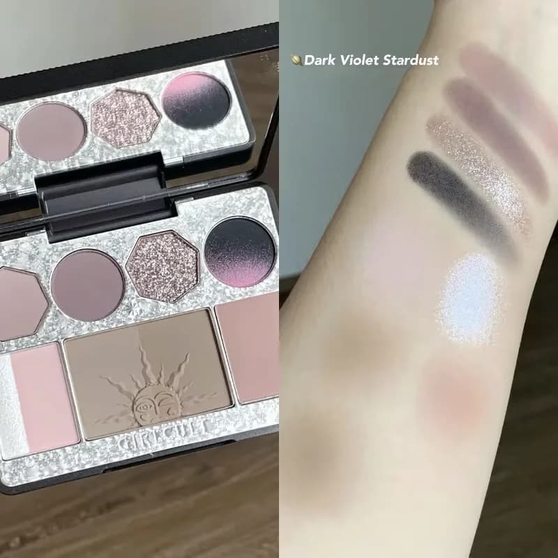 Girlcult Peach Blossom Island Palette Viso Tutto-in-Uno - Kit Trucco Completo con Bronzer, Illuminante, Blush, Ombretto e Contouring