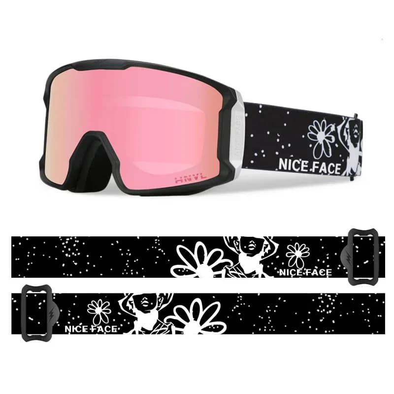 Nuova donna uomo occhiali da sci sport outdoor uomo occhiali da neve doppia lente donna sci occhiali da neve maschera da moto femminile invernale